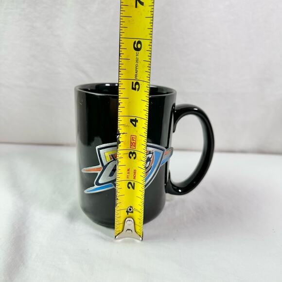 3/$20 Oklahoma City OKC Thunder Black Ceramic Coffee Mug Basketball Logo - Picture 11 of 11